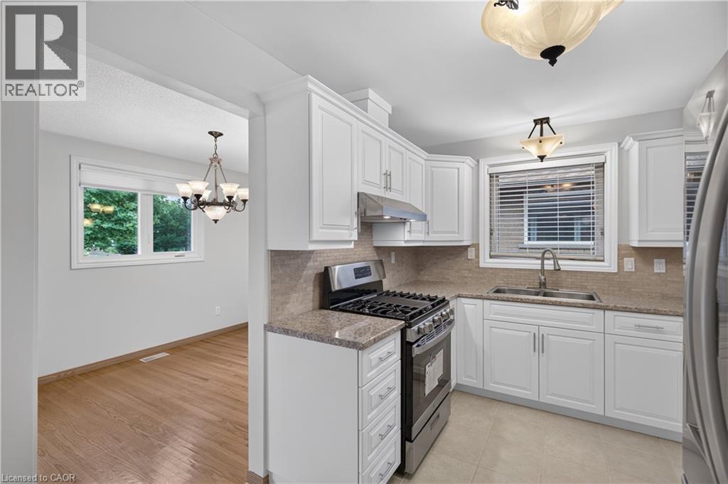 41 Darlington Drive, Hamilton, ON - Indoor Photo Showing Kitchen With Double Sink