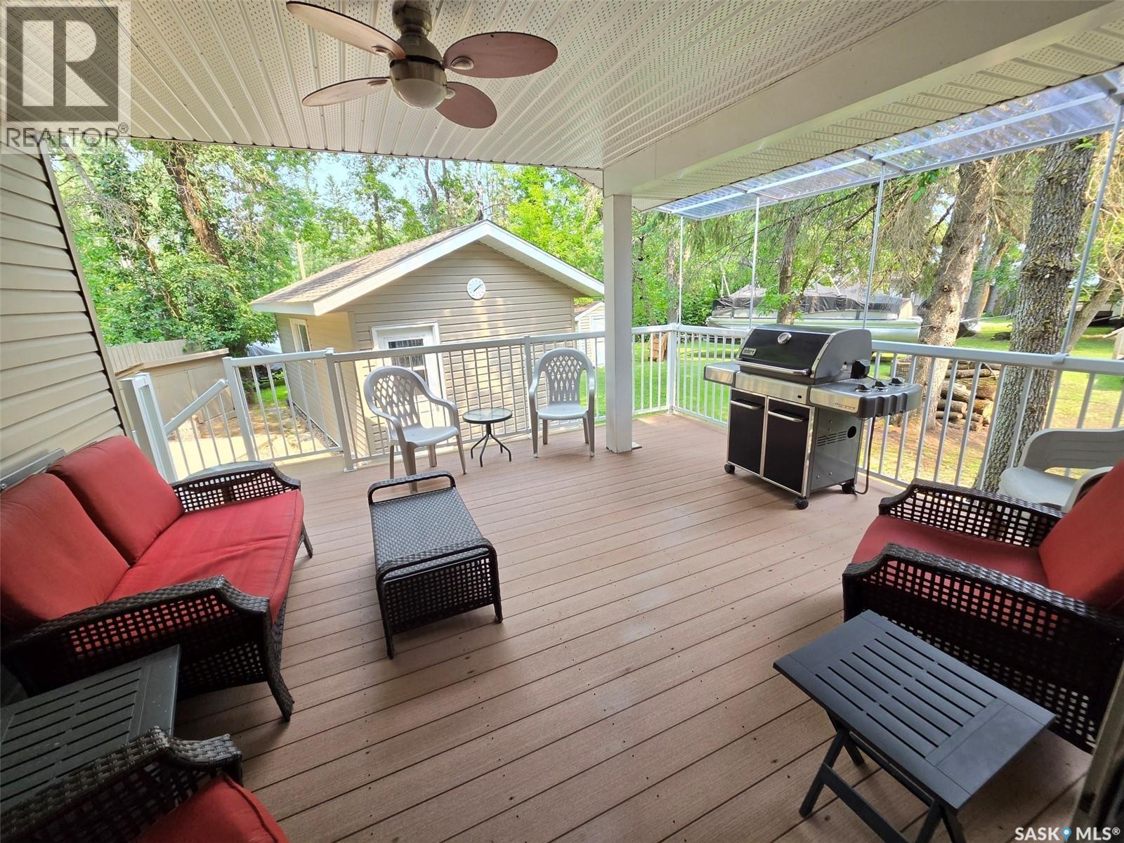 7 Confederation Drive, Moose Mountain Provincial Park, SK - Outdoor With Deck Patio Veranda With Exterior