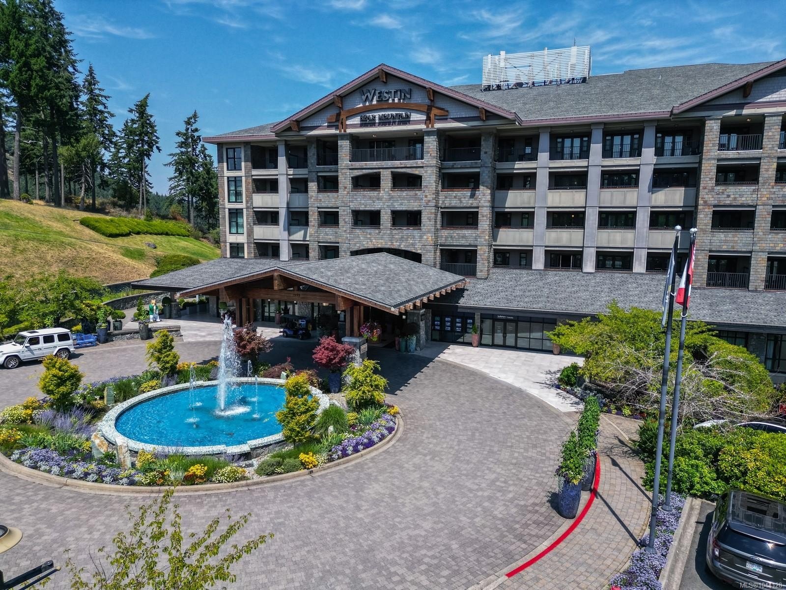 #1002-2000 Hannington Rd, Langford, BC - Outdoor With In Ground Pool With Balcony With Facade