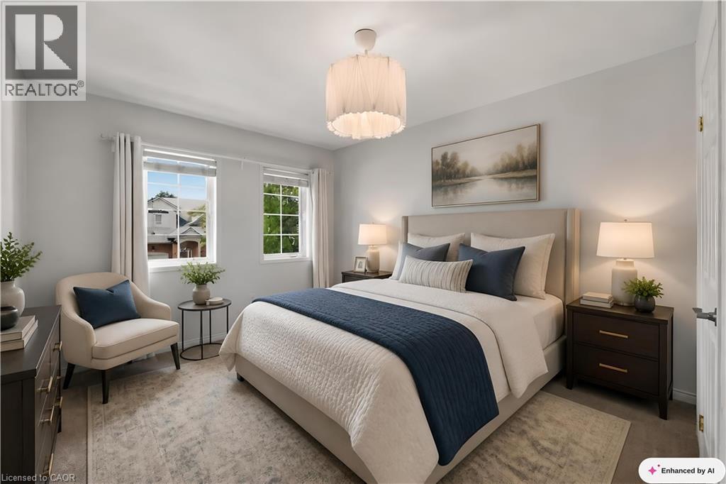 Virtually staged - 10 Davidson Boulevard Unit# 24, Dundas, ON - Indoor Photo Showing Bedroom