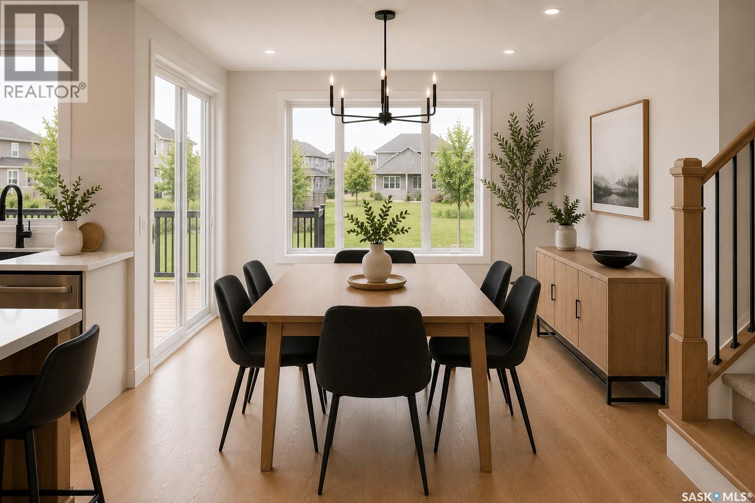 228 Veterans Drive, Warman, SK - Indoor Photo Showing Dining Room