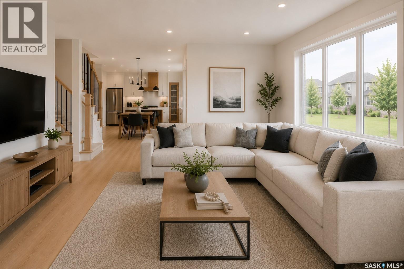 228 Veterans Drive, Warman, SK - Indoor Photo Showing Living Room