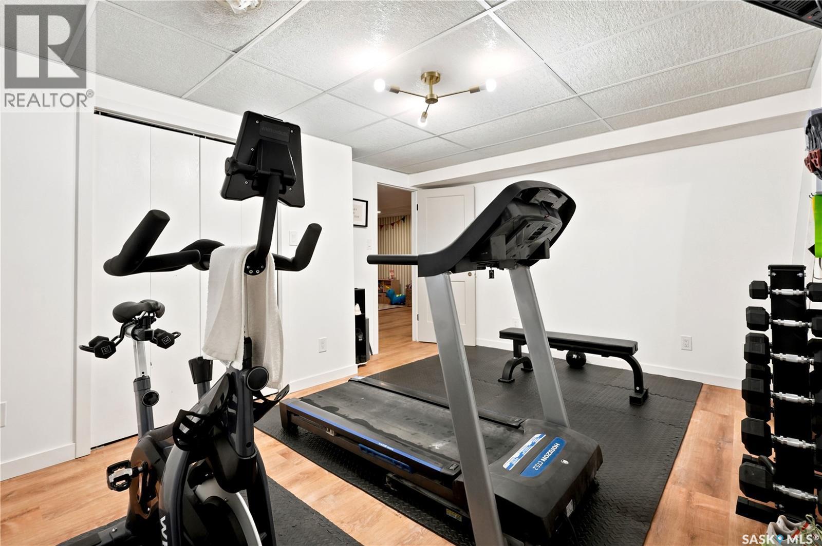 35 Kipling Avenue, Southey, SK - Indoor Photo Showing Gym Room