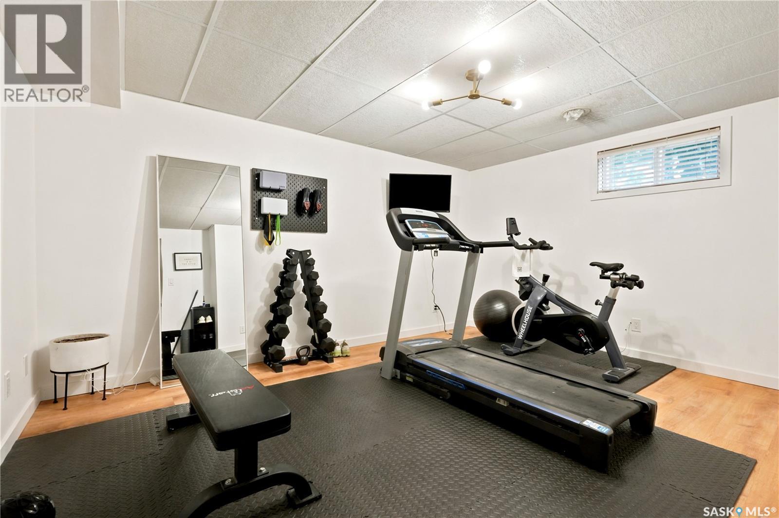35 Kipling Avenue, Southey, SK - Indoor Photo Showing Gym Room