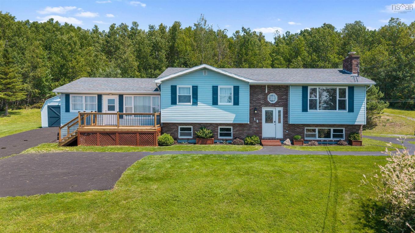 14 Egerton Street, Trenton, NS - Outdoor With Deck Patio Veranda With Facade