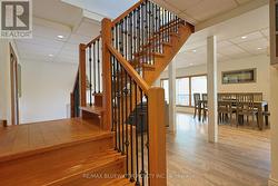 Stairs to the upper level -