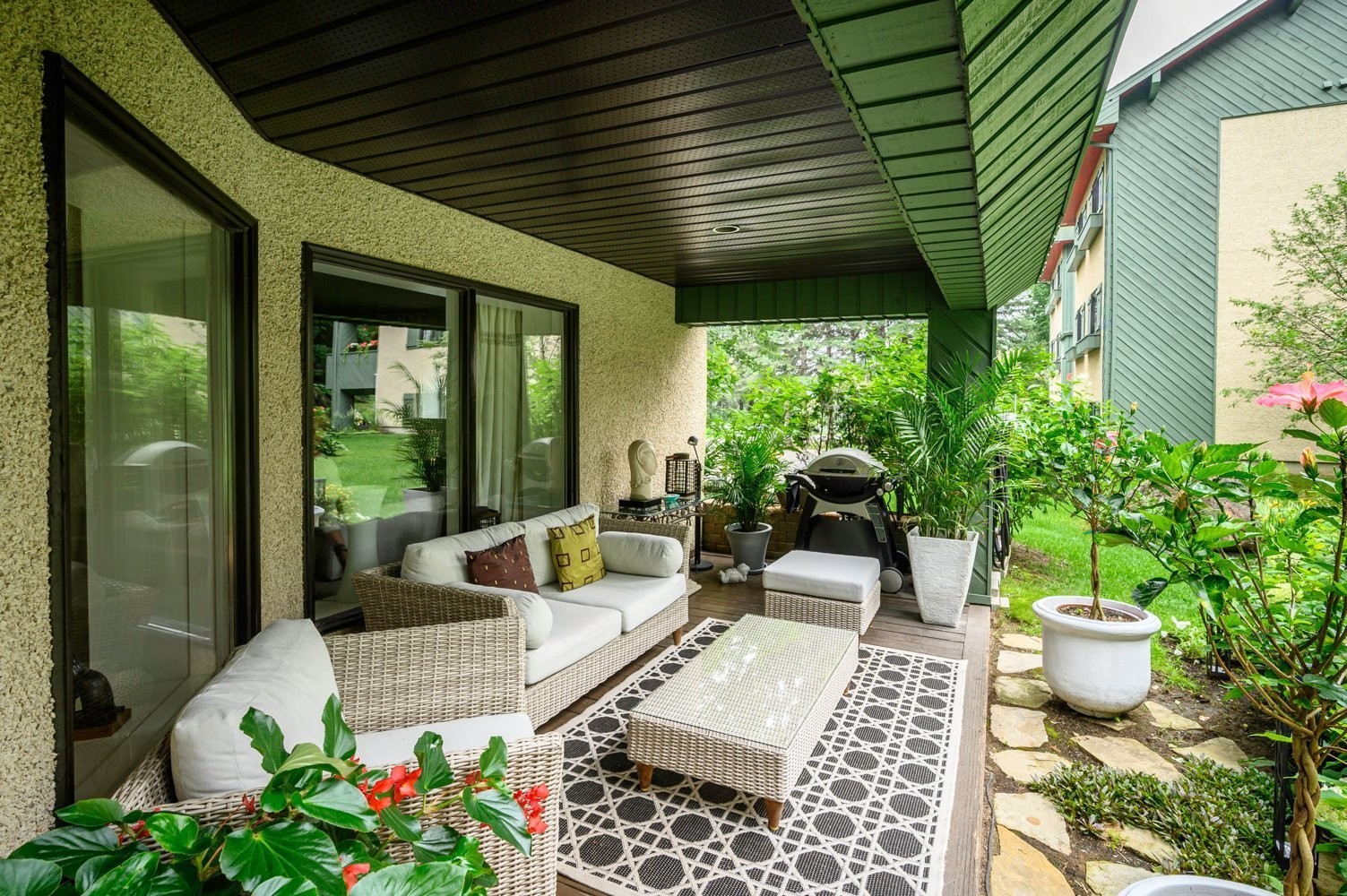 Patio - A-760 Ch. Des Trois-Villages, Piedmont, QC - Outdoor With Deck Patio Veranda With Exterior