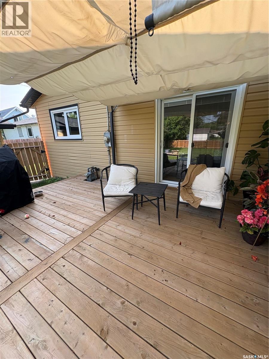73 Franklin Avenue, Yorkton, SK - Outdoor With Deck Patio Veranda With Exterior