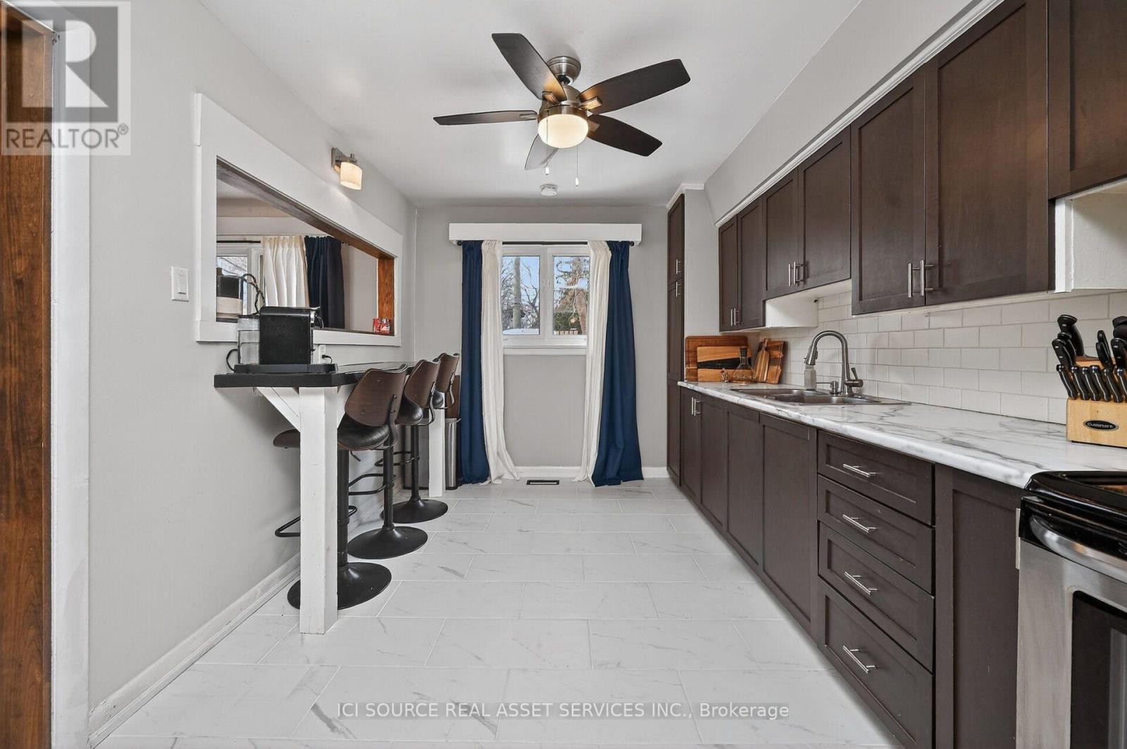 1126 Woodroffe Avenue, Ottawa, ON - Indoor Photo Showing Kitchen With Double Sink