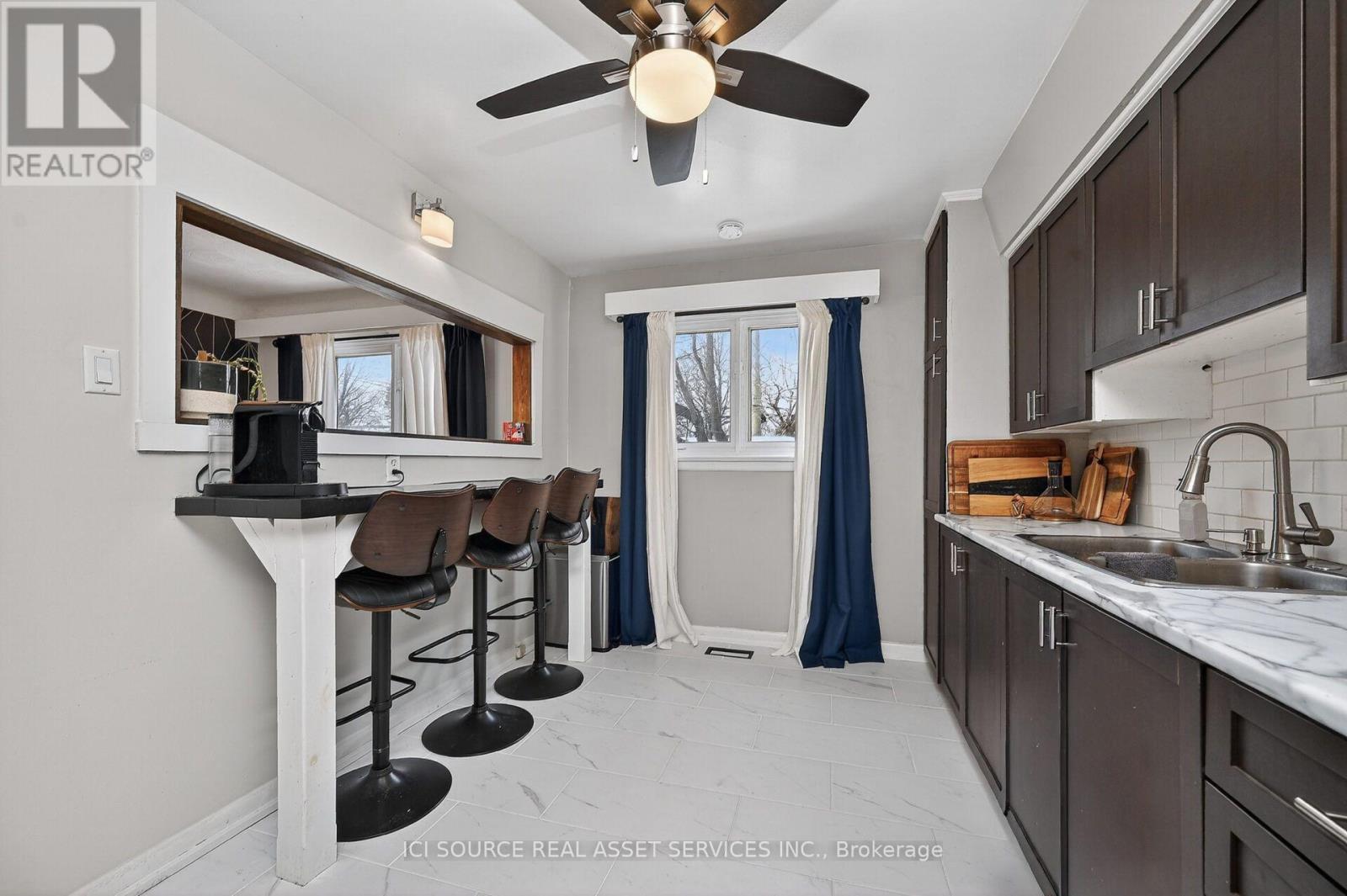 1126 Woodroffe Avenue, Ottawa, ON - Indoor Photo Showing Kitchen With Double Sink