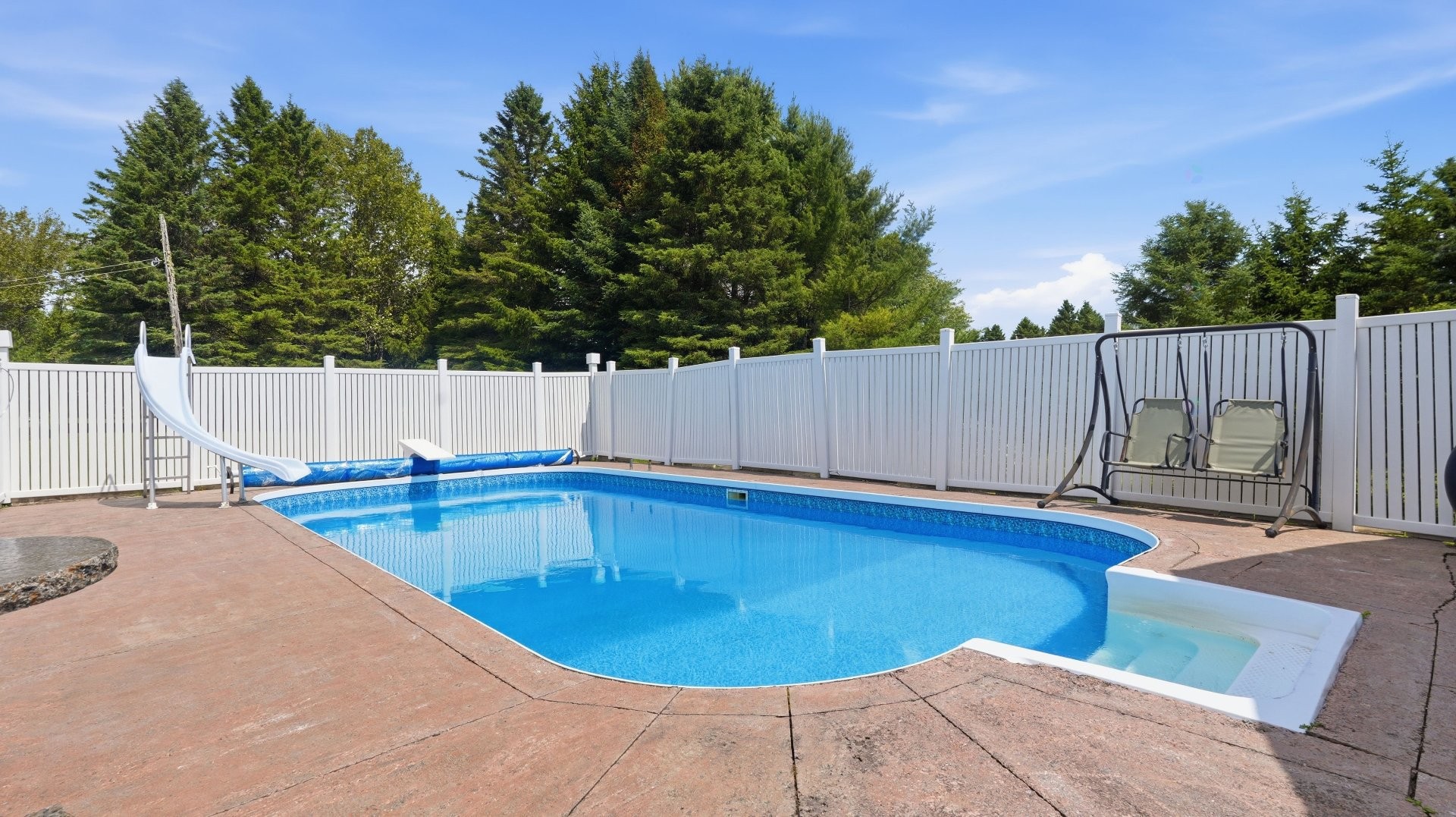 Pool - 2530 206E Rue, Saint-Georges, QC - Outdoor With In Ground Pool With Backyard