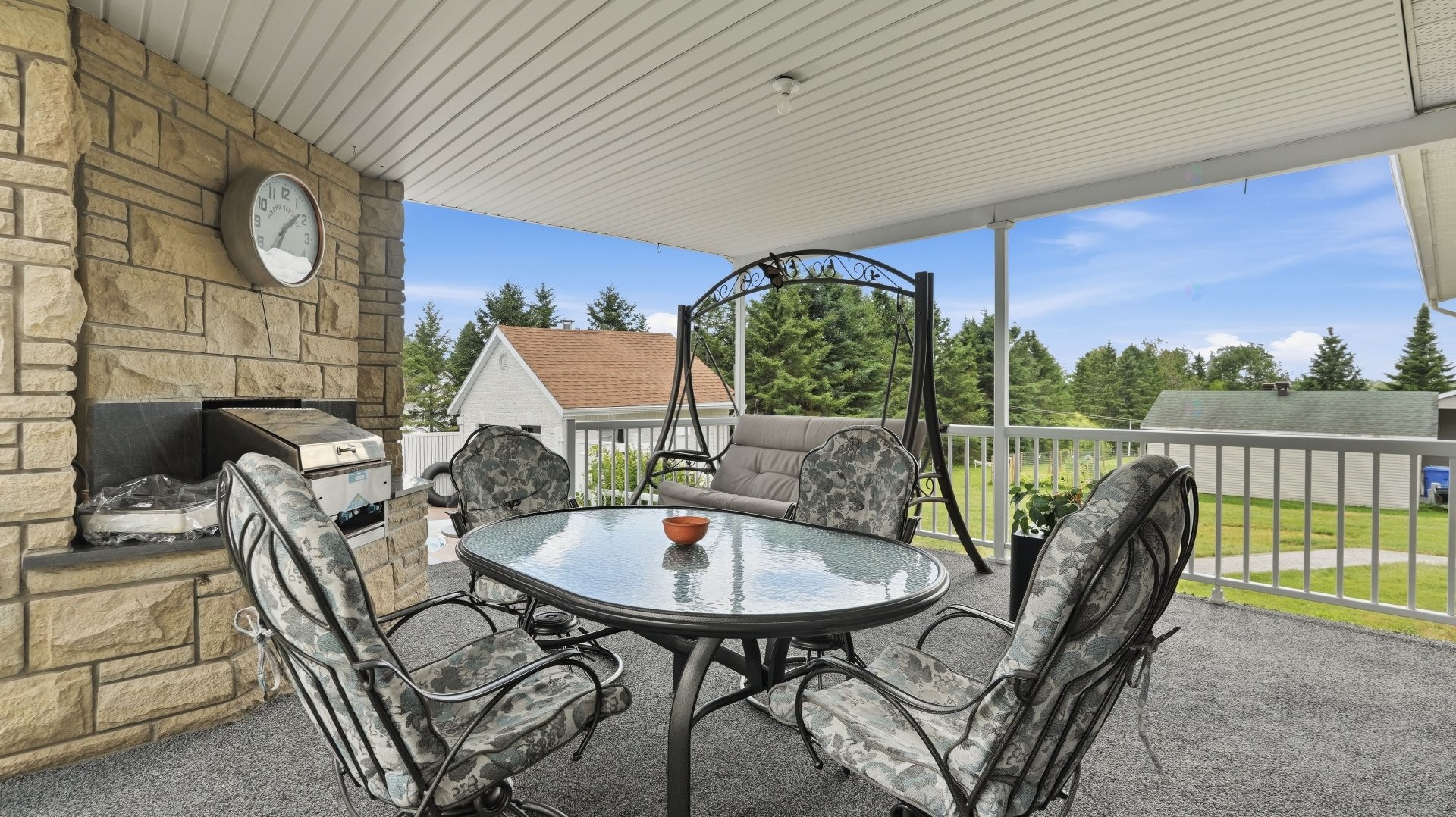 Patio - 2530 206E Rue, Saint-Georges, QC - Outdoor With Deck Patio Veranda With Exterior