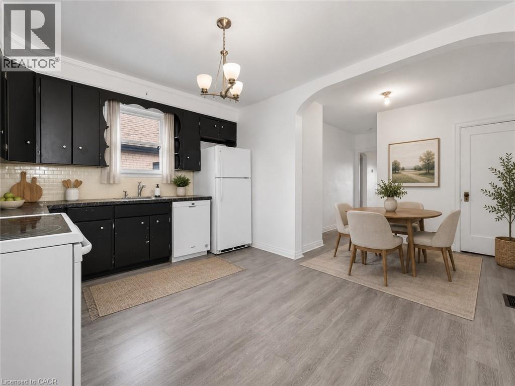 Virtually Staged Kitchen - 29 Harrison Avenue, Hamilton, ON - Indoor