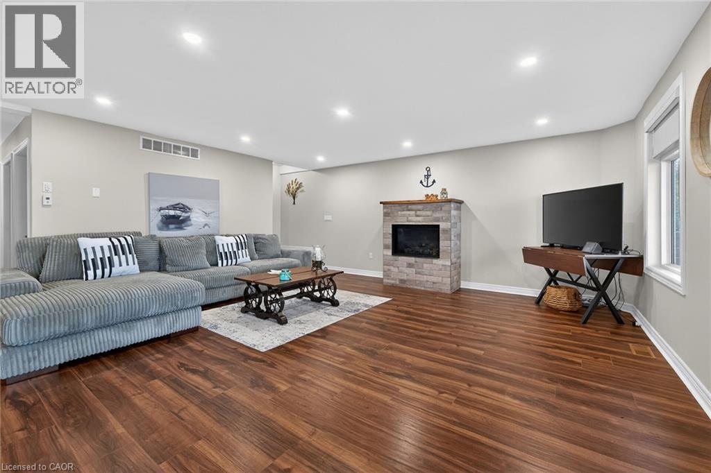 12073 Augustine Road, Wainfleet, ON - Indoor Photo Showing Other Room With Fireplace