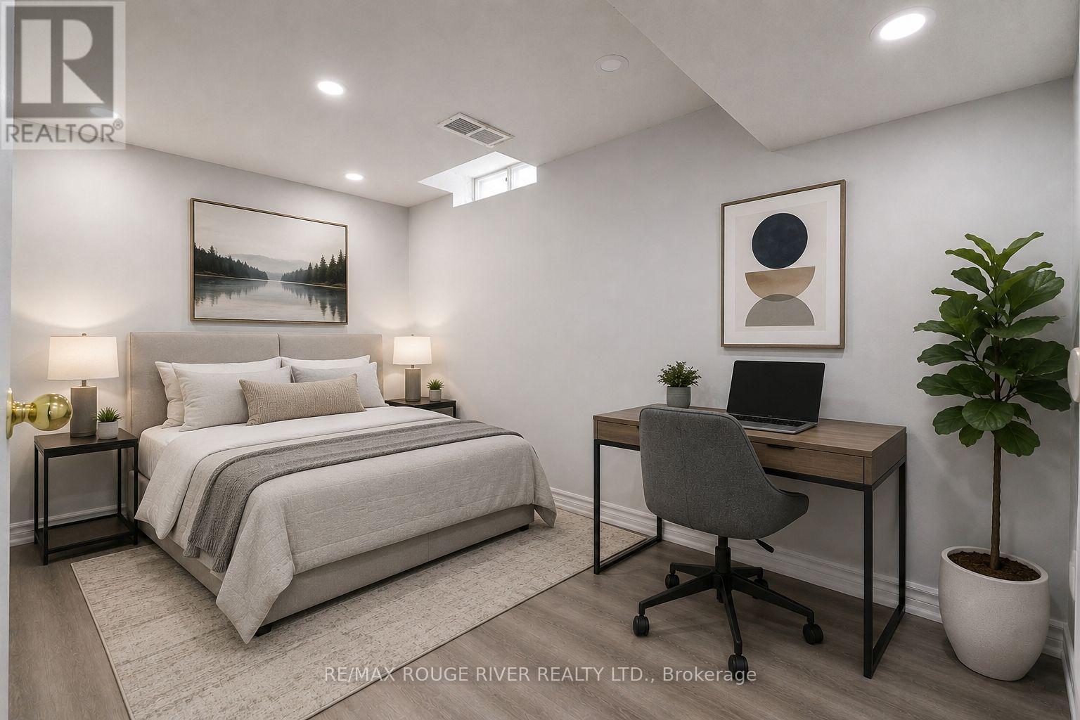 Virtually Staged - 77 Lowry Square, Toronto, ON - Indoor Photo Showing Bedroom