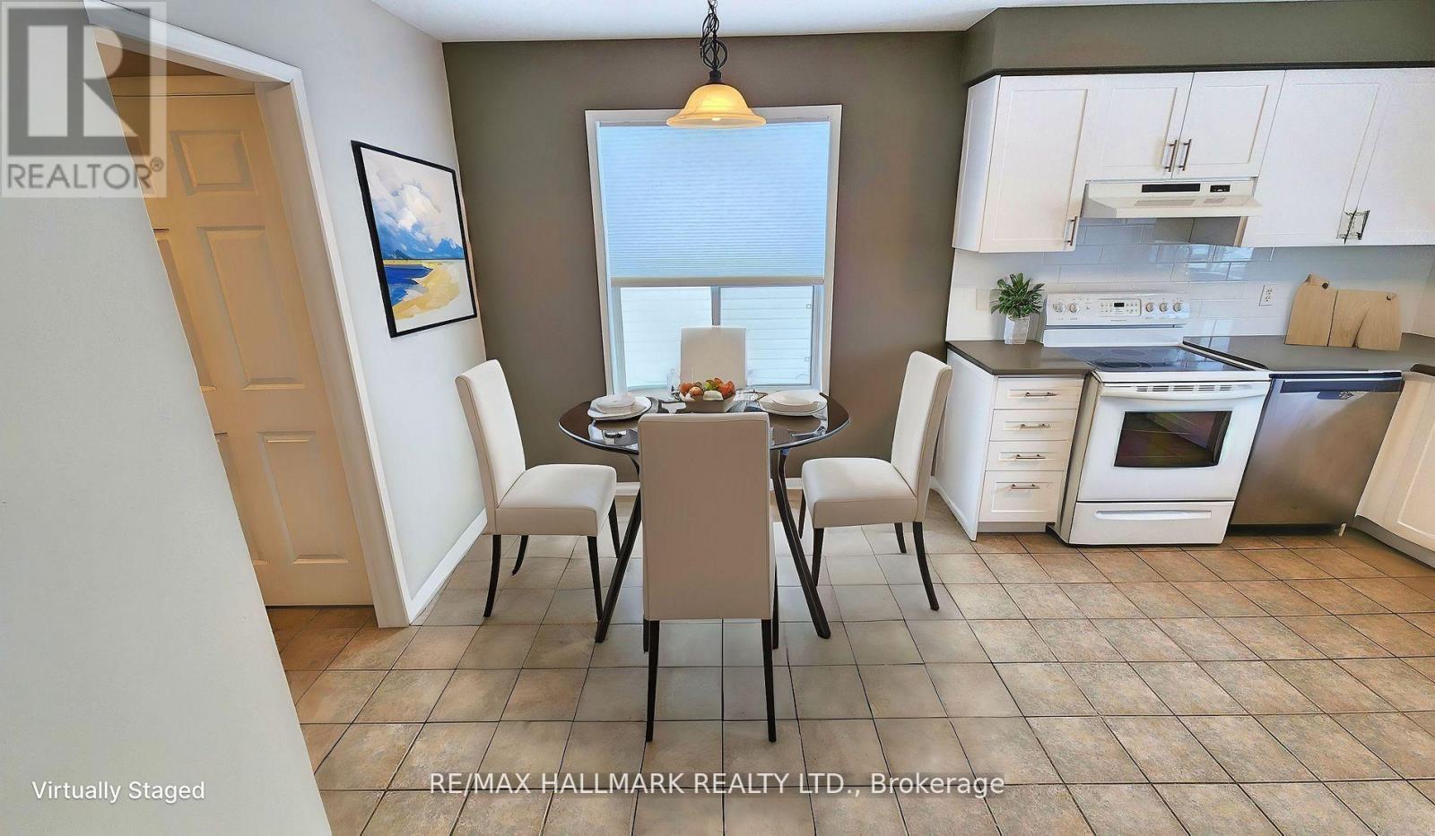 virtually staged - 48 Downing Crescent, Barrie, ON - Indoor Photo Showing Kitchen