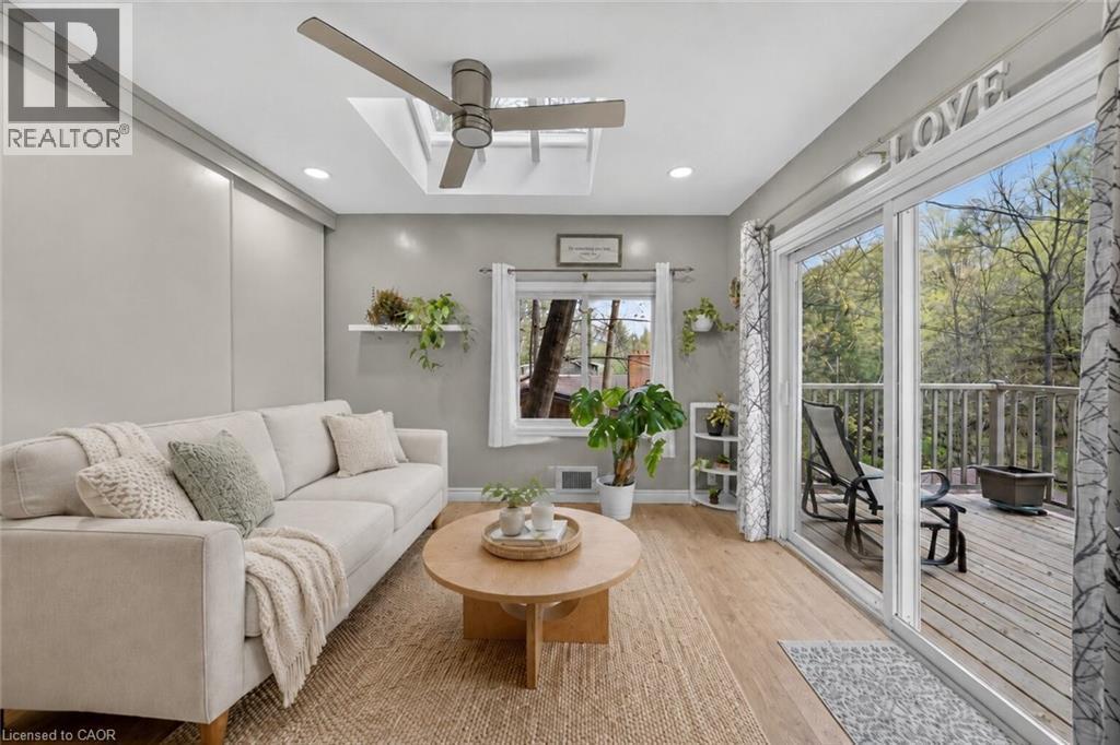 Virtually Staged - 1343 Hidden Valley Road, Burlington, ON - Indoor Photo Showing Living Room