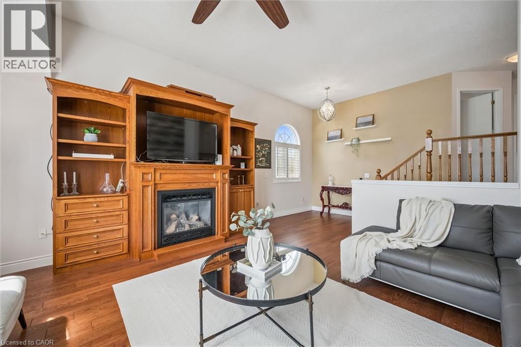 96 Hay Crescent, Cambridge, ON - Indoor Photo Showing Living Room With Fireplace