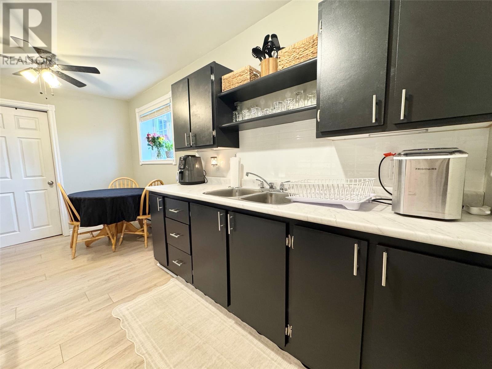 14 Wright Crescent, Gander, NL - Indoor Photo Showing Kitchen With Double Sink