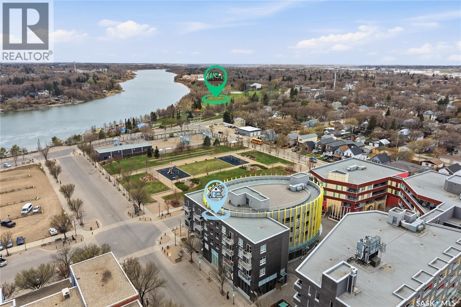 310 409 B Avenue S, Saskatoon, SK - Outdoor With Body Of Water With View