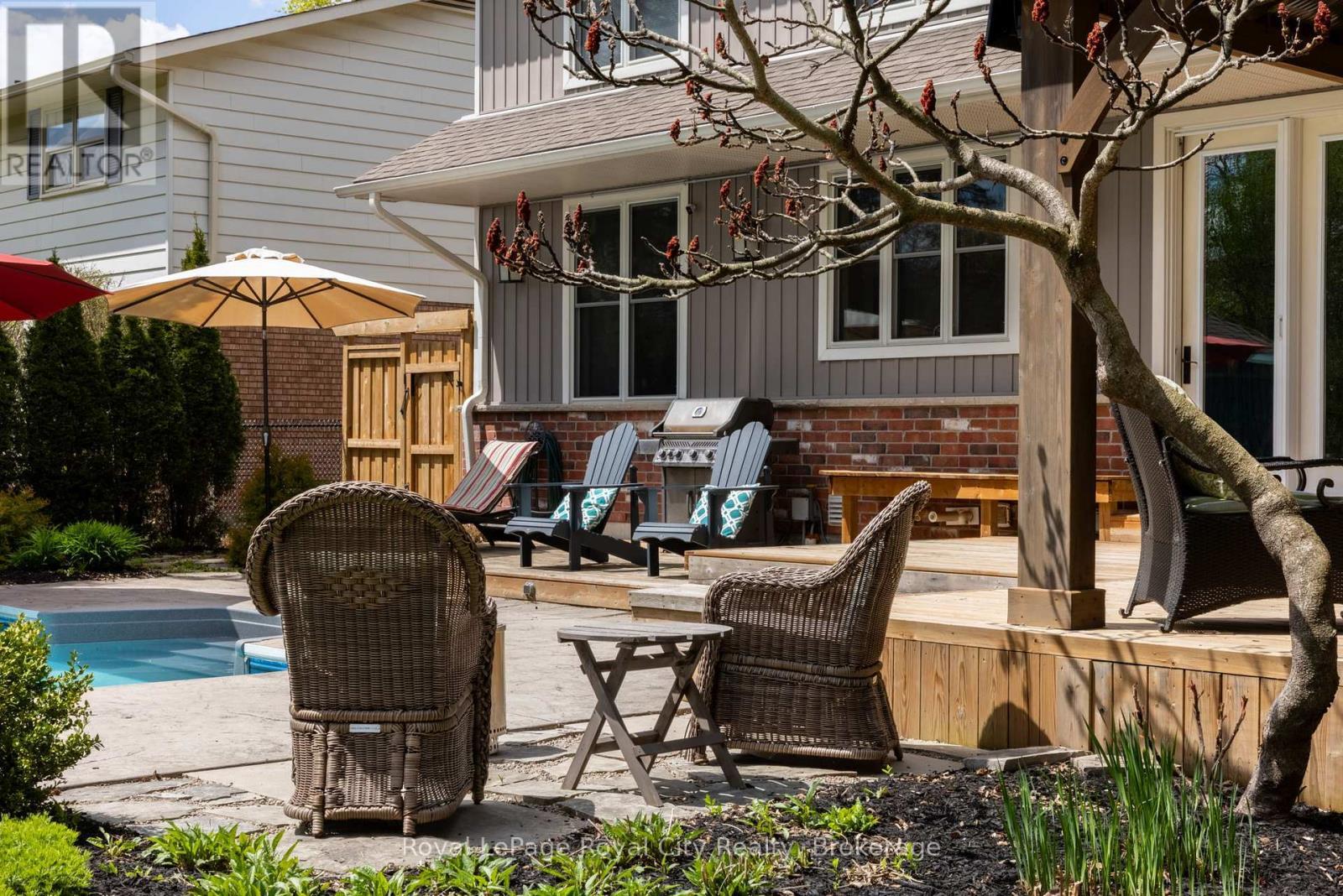 255 Normandy Avenue, Waterloo, ON - Outdoor With In Ground Pool With Deck Patio Veranda With Exterior