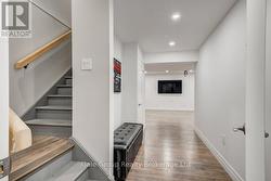 Basement hallway -