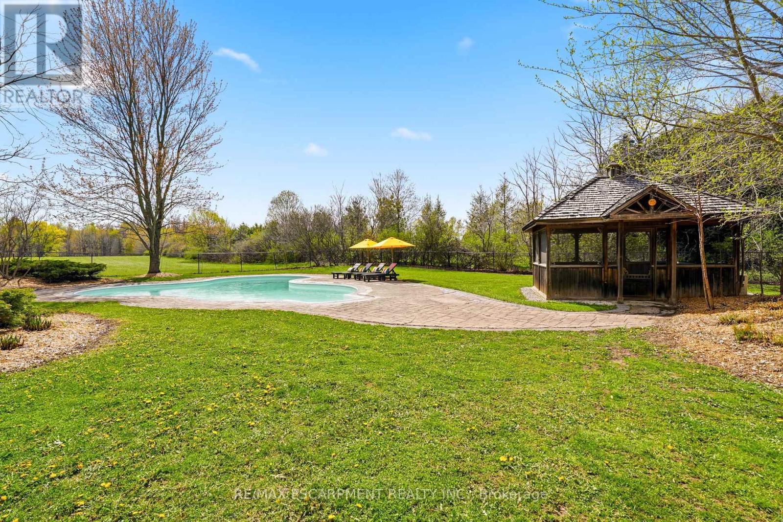 7196 Mcniven Road, Milton, ON - Outdoor With In Ground Pool With Deck Patio Veranda