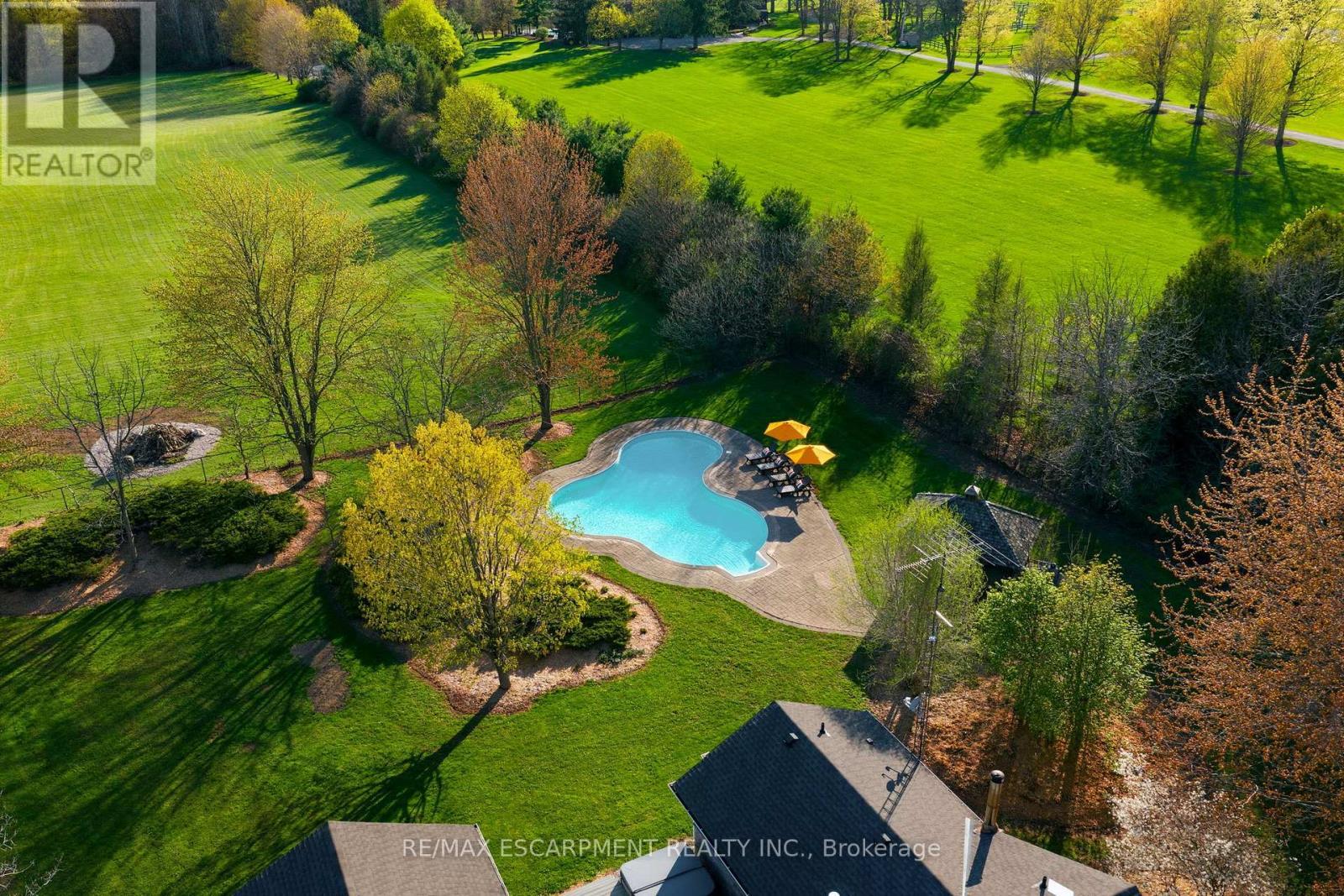 7196 Mcniven Road, Milton, ON - Outdoor With In Ground Pool