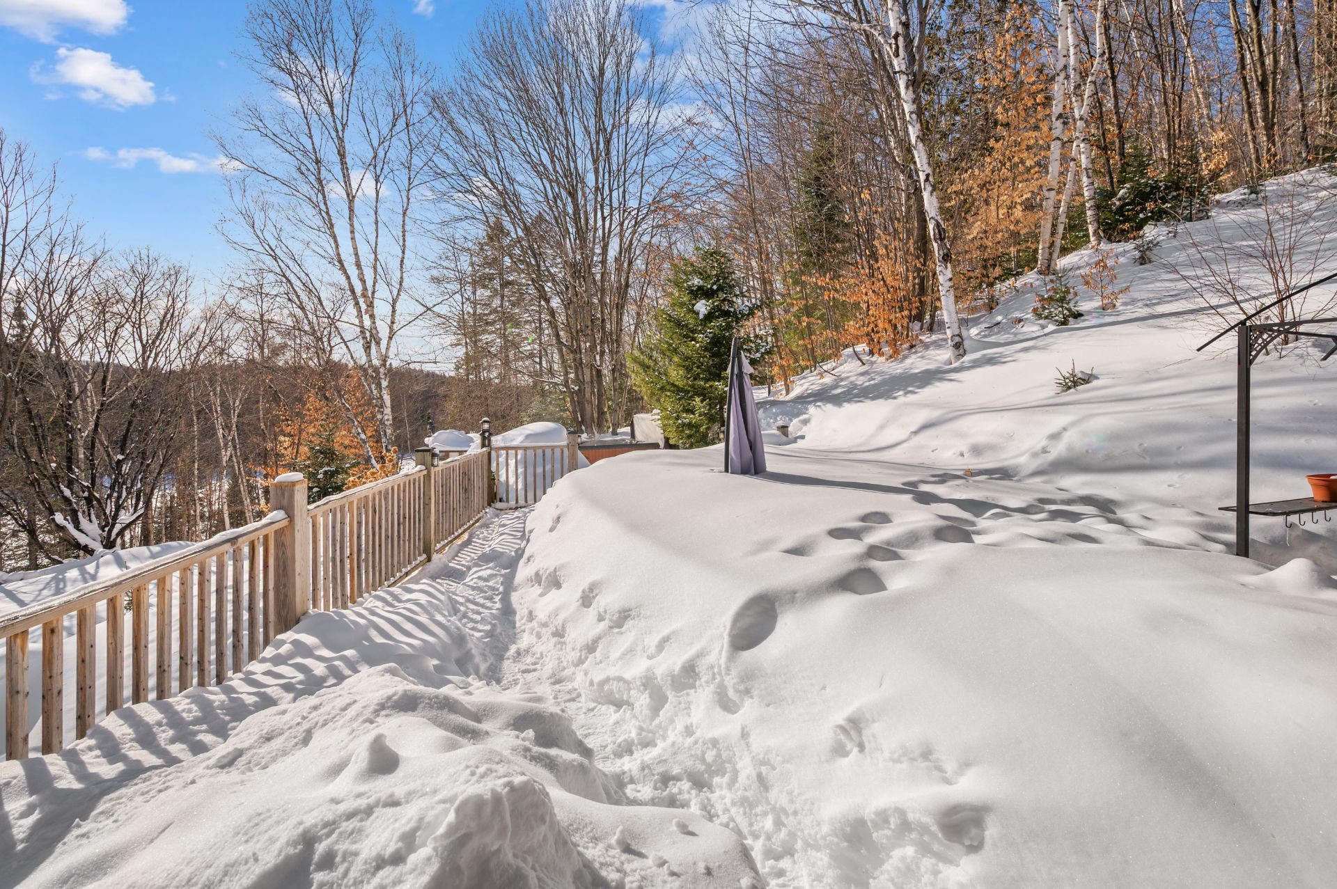 Courtyard - 760 Ch. Du Lac-Bouchette, Sainte-Adèle, QC - Outdoor