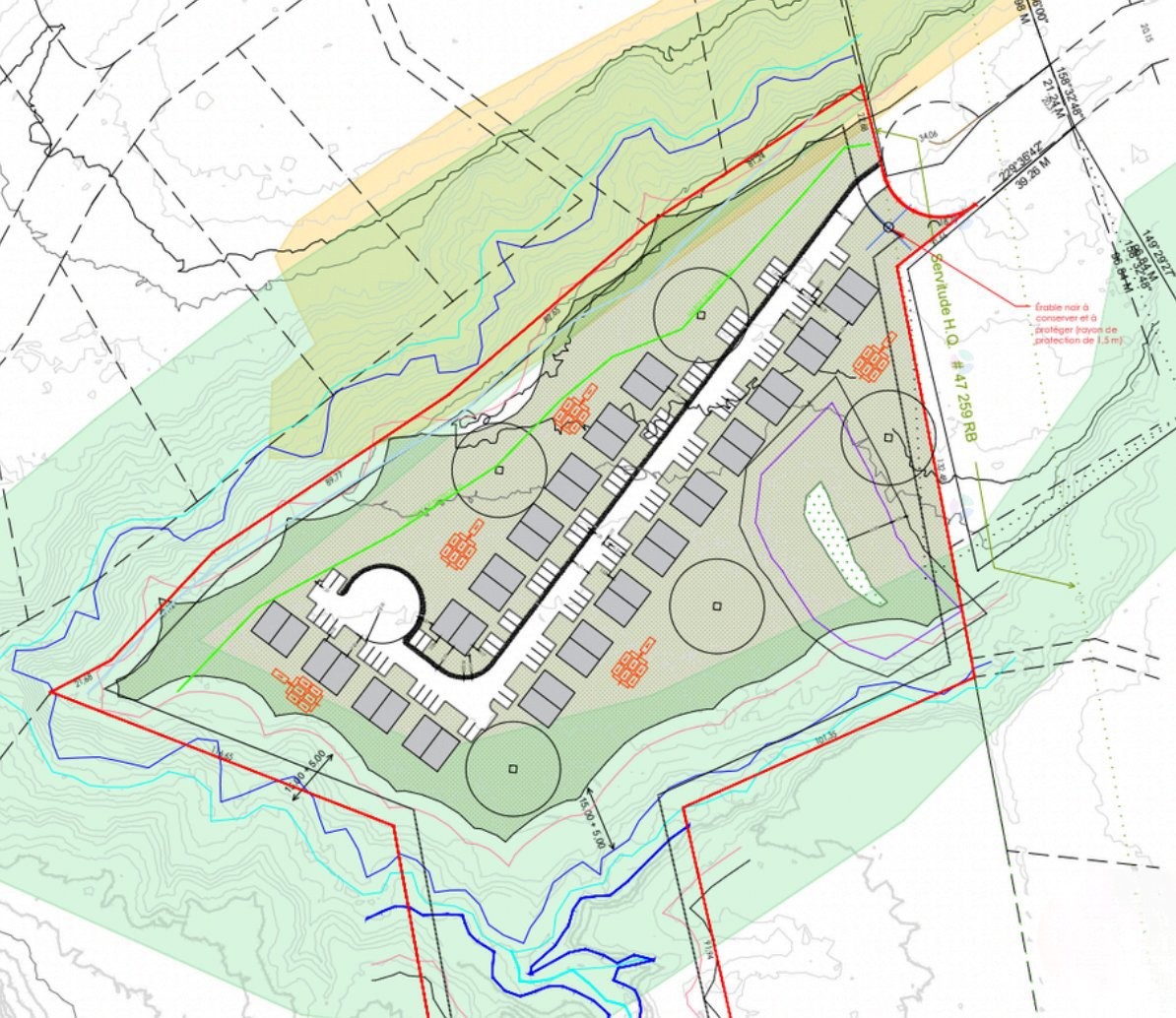 Plan (croquis) - Rue De Vinoy, Cantley, QC