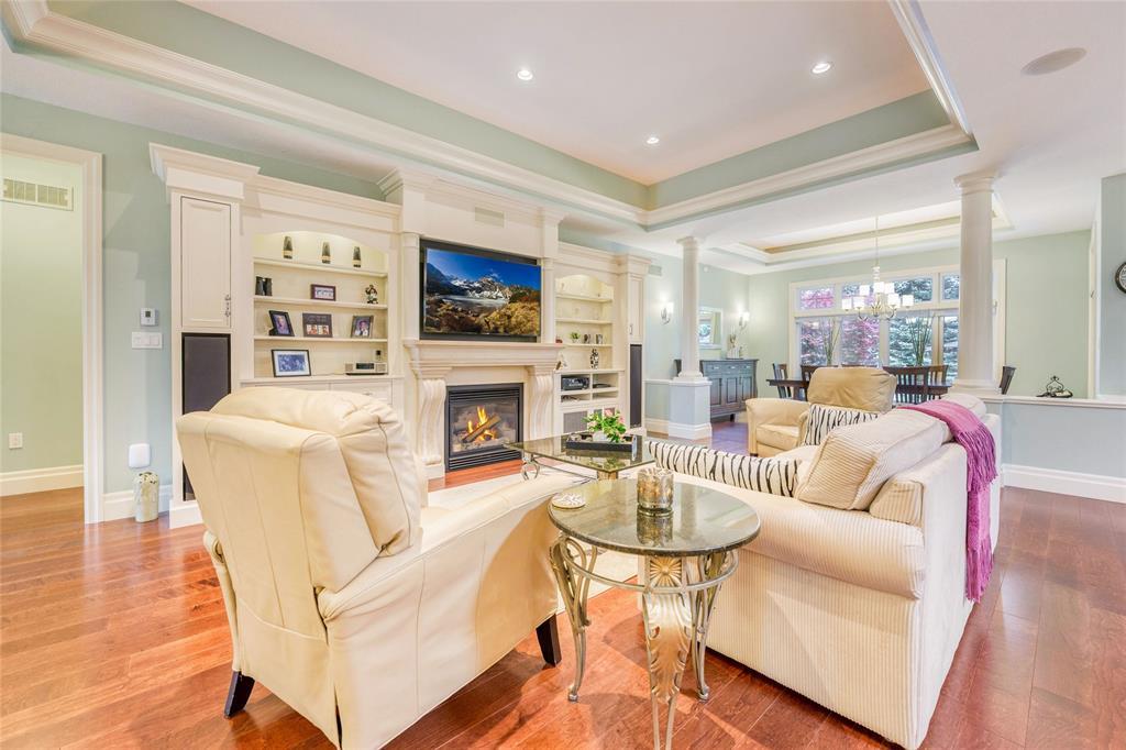 1221 Mike Weir Drive, Sarnia, ON - Indoor Photo Showing Living Room With Fireplace