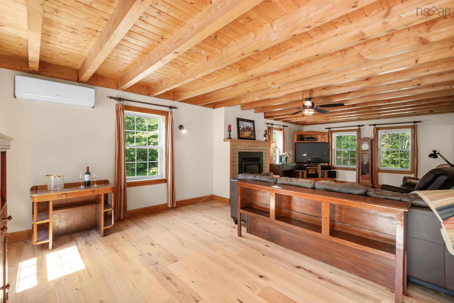 321 Ashland Road, Martock, NS - Indoor With Fireplace