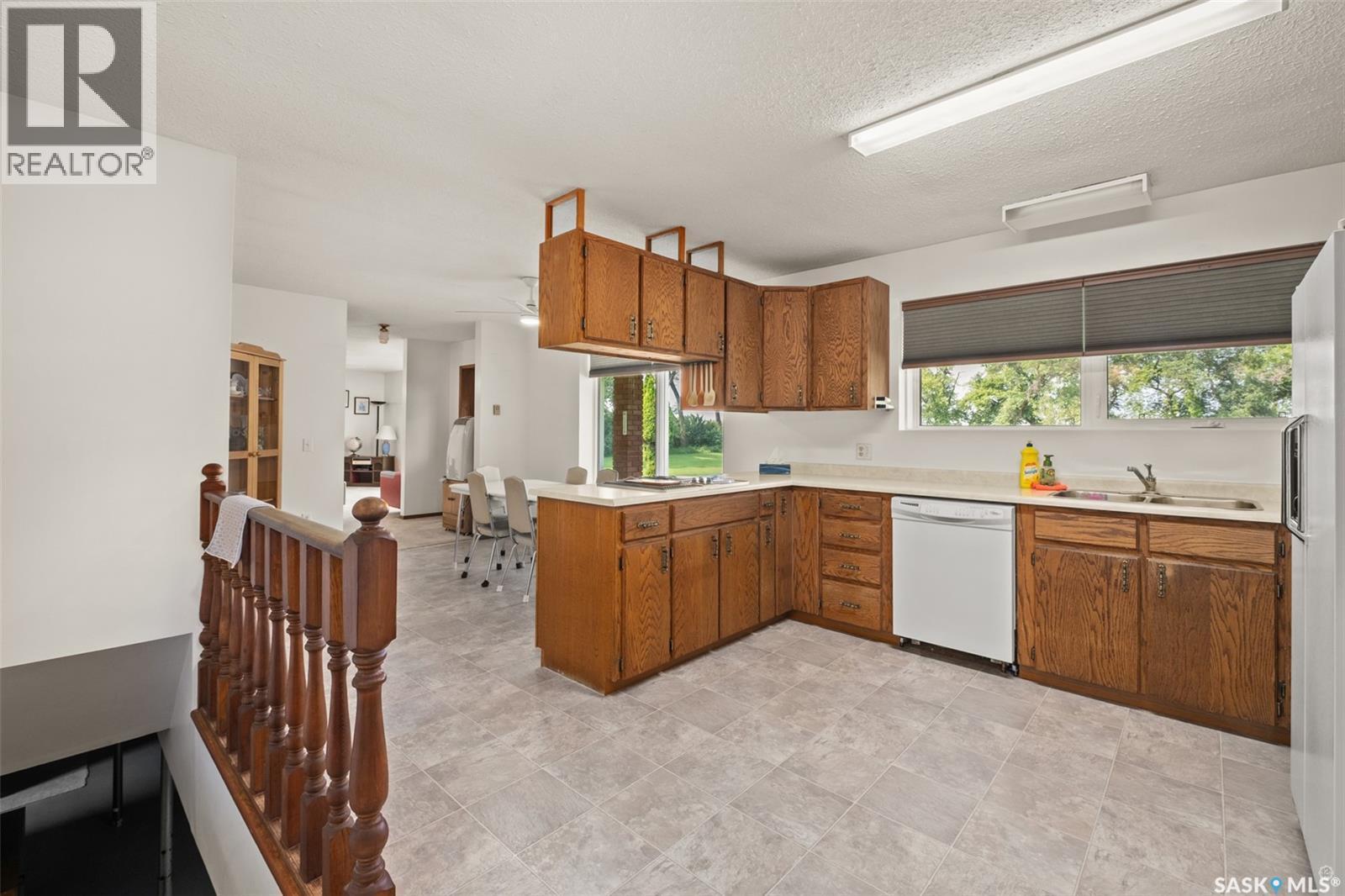 Rm Of Shellbrook Acreage, Shellbrook Rm No. 493, SK - Indoor Photo Showing Kitchen With Double Sink