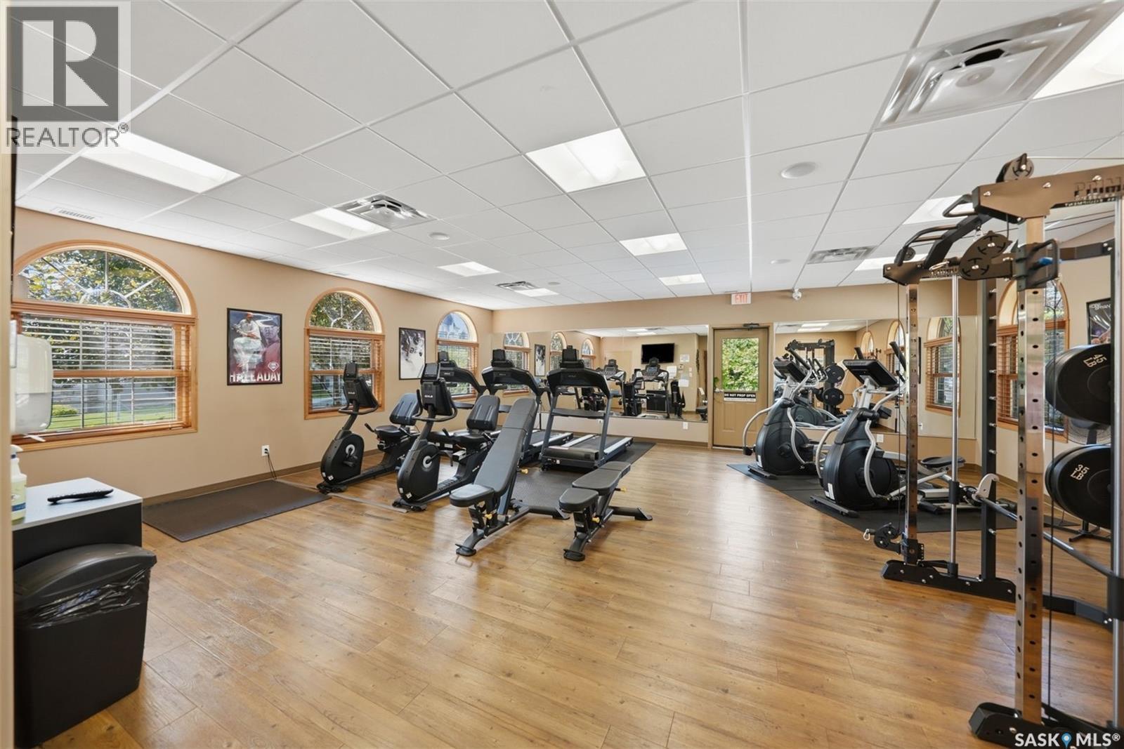 507 150 Langlois Way, Saskatoon, SK - Indoor Photo Showing Gym Room
