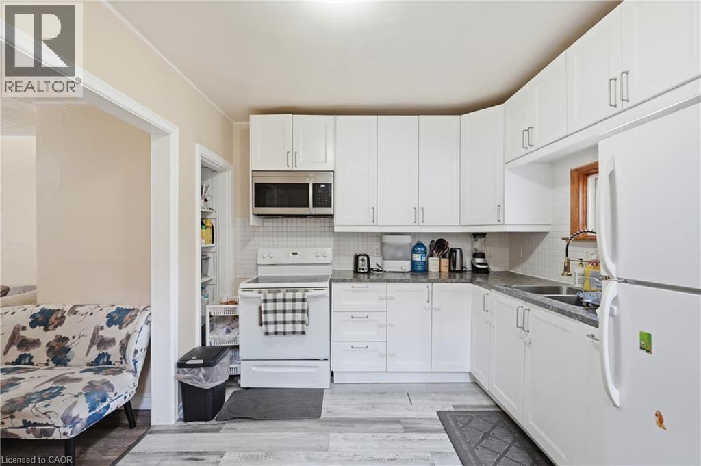 100 Chestnut Avenue, Hamilton, ON - Indoor Photo Showing Kitchen With Double Sink