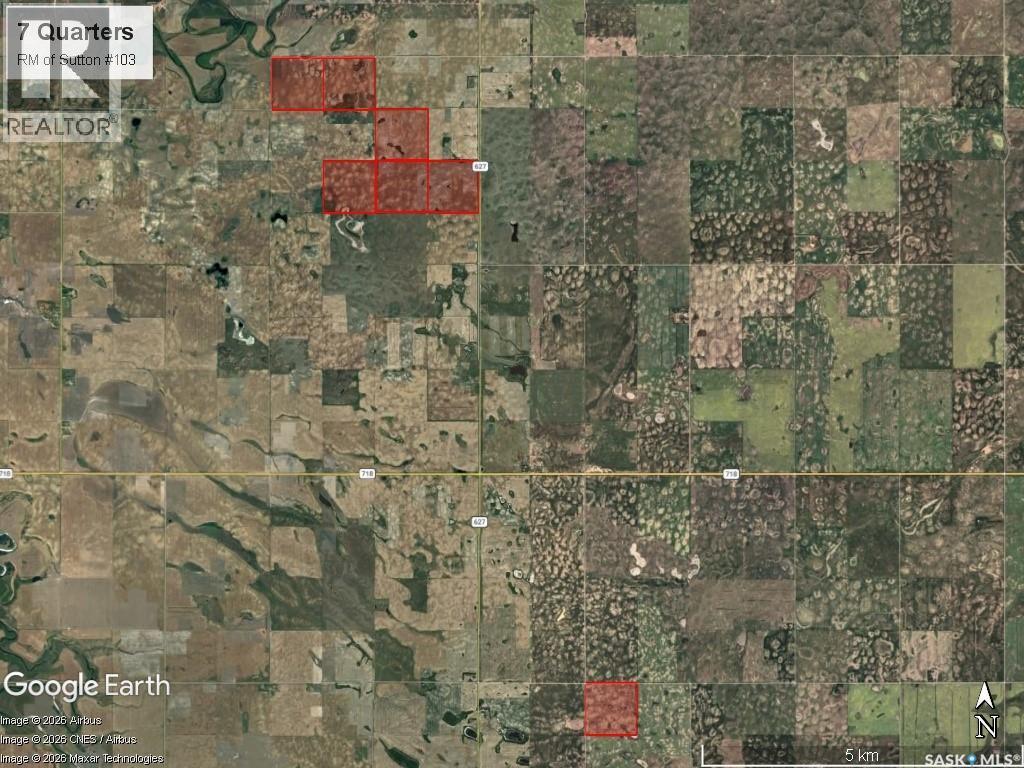 7 Quarters Grainland Near Coderre (Strieb), Sutton Rm No. 103, SK