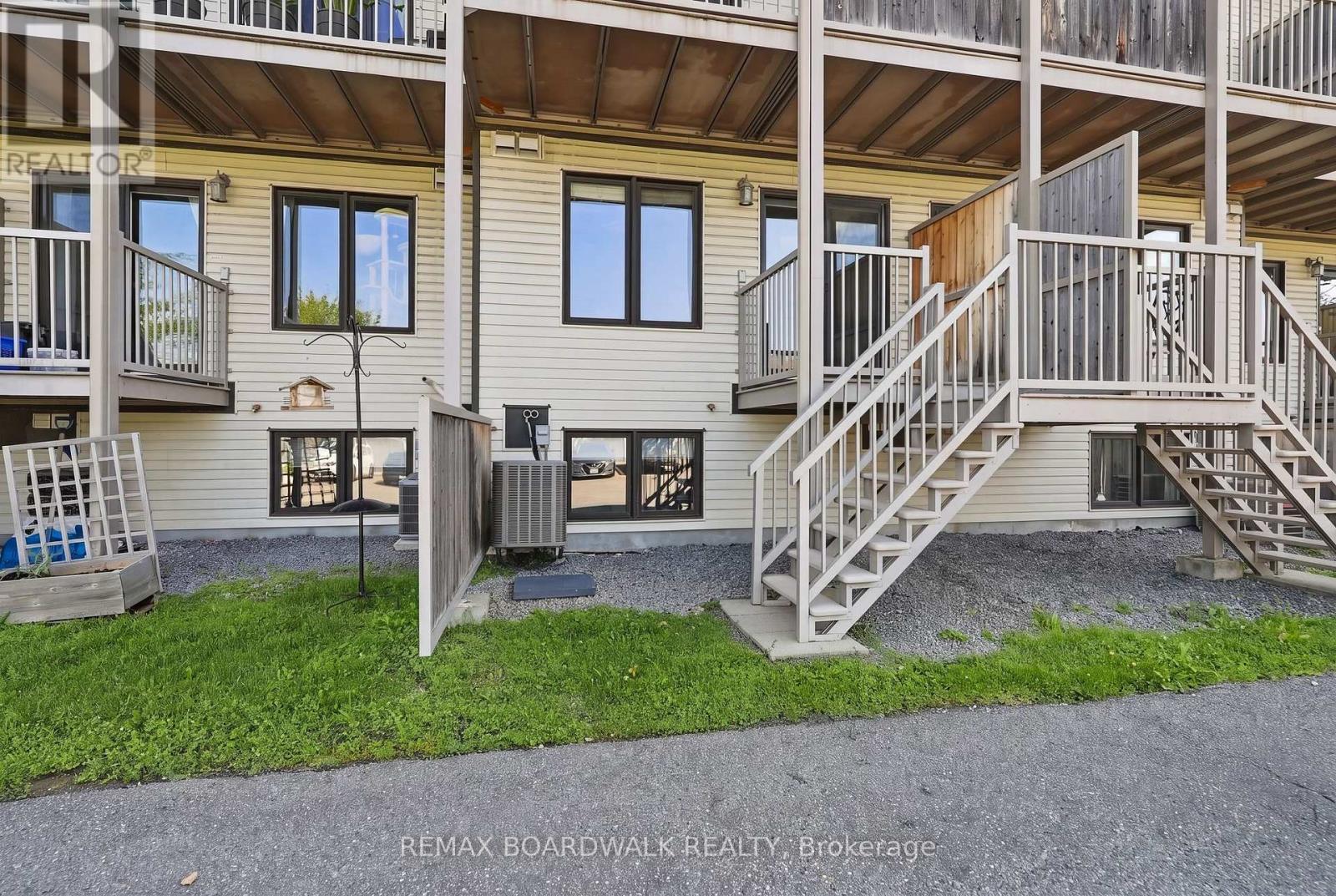 Nice area out back - great for BBQ's! - 2330 Esprit Drive, Ottawa, ON - Outdoor With Balcony