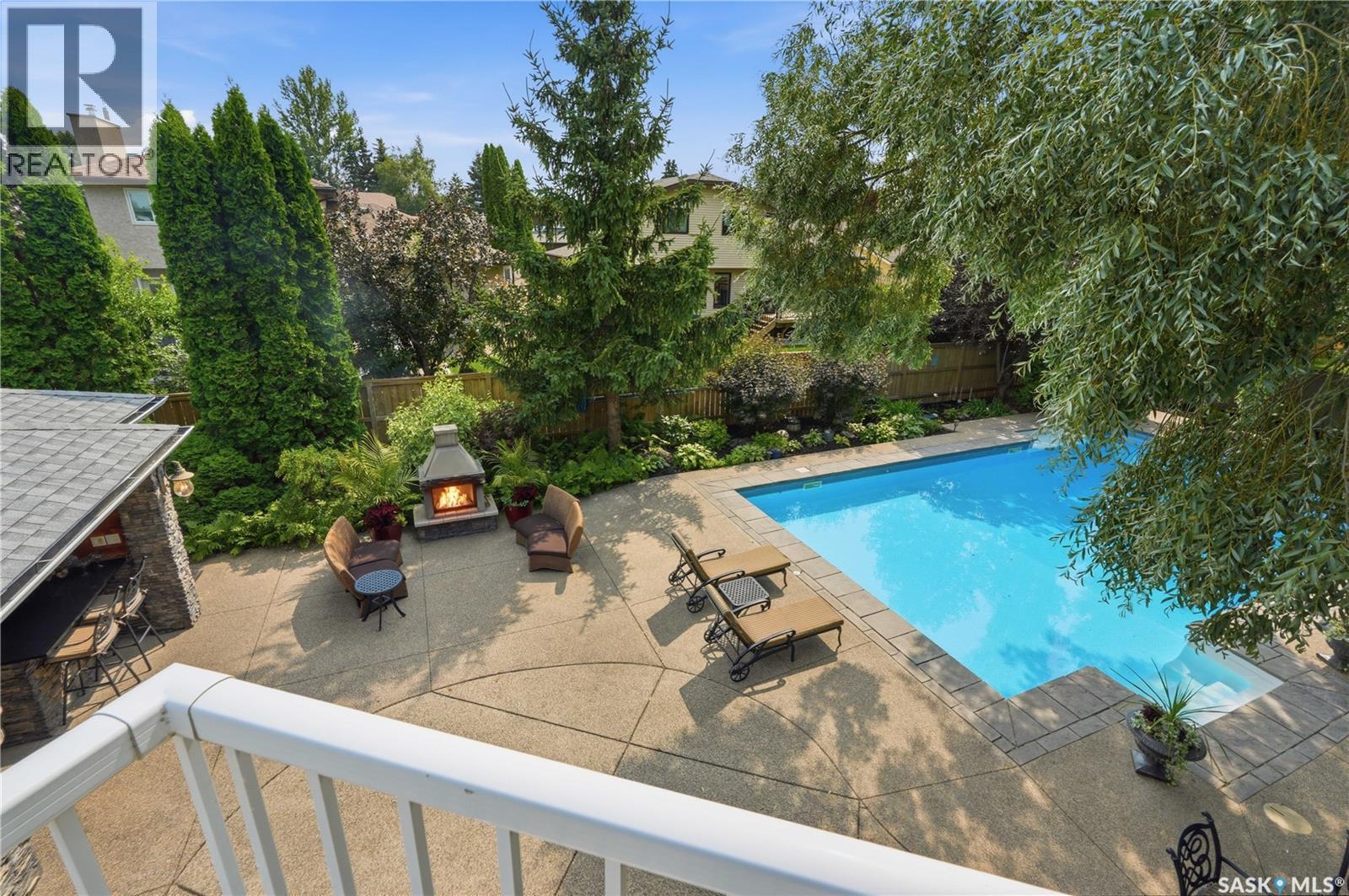431 Rogers Court, Saskatoon, SK - Outdoor With In Ground Pool With Deck Patio Veranda