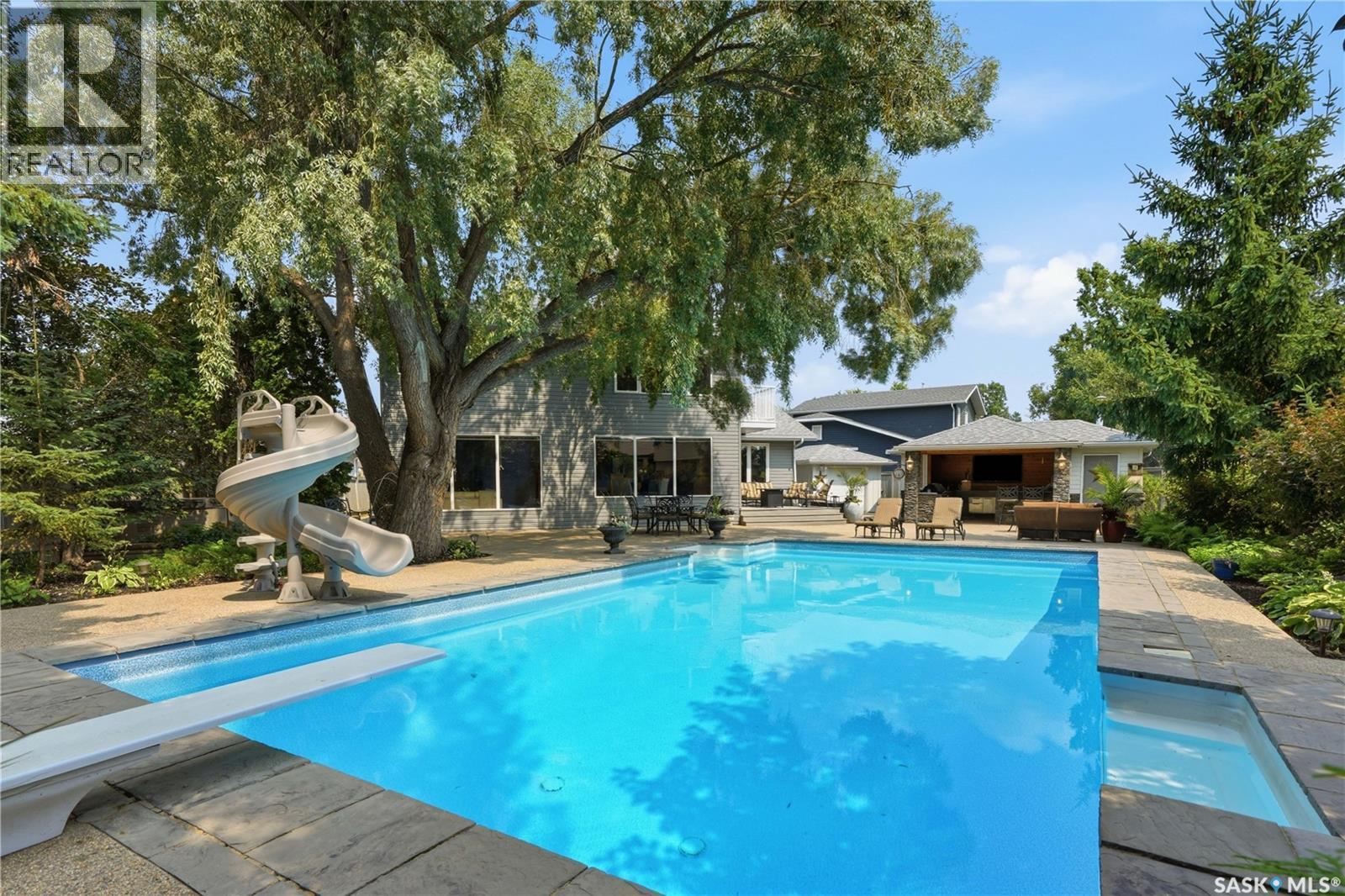 431 Rogers Court, Saskatoon, SK - Outdoor With In Ground Pool With Backyard With Exterior