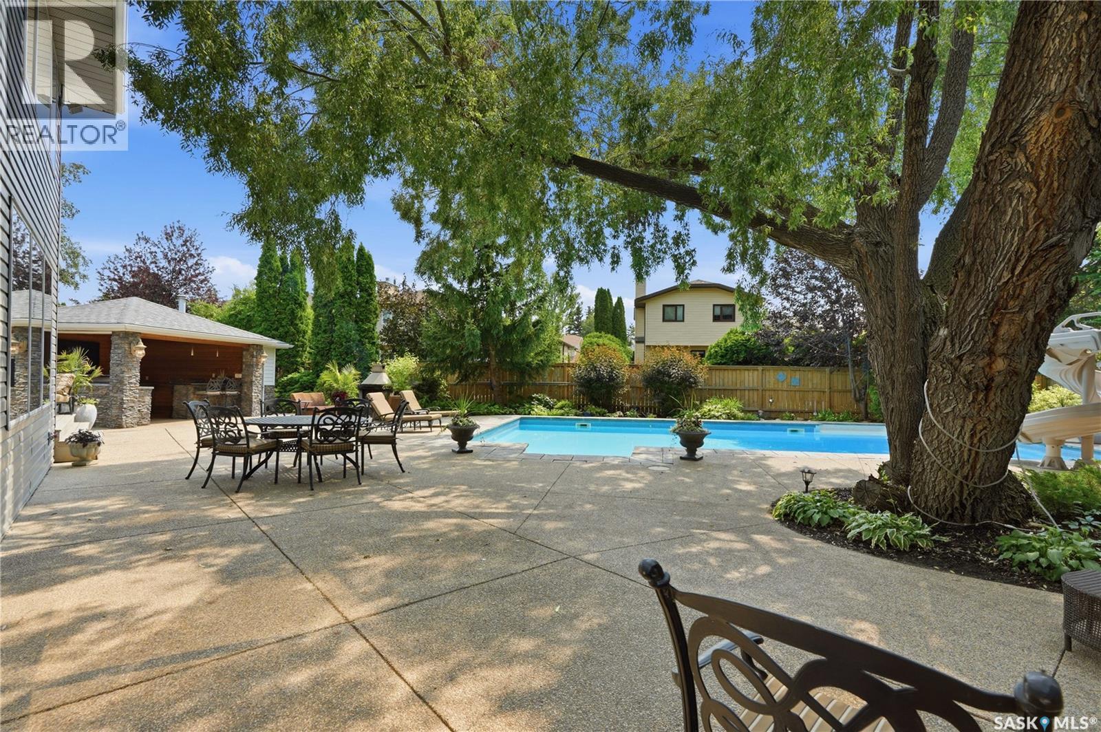 431 Rogers Court, Saskatoon, SK - Outdoor With In Ground Pool With Deck Patio Veranda