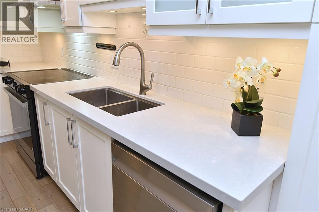 519 Southridge Drive, Hamilton, ON - Indoor Photo Showing Kitchen With Double Sink