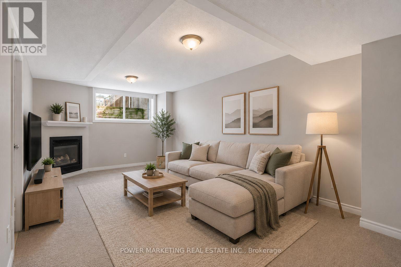 245 Silvermoon Crescent, Ottawa, ON - Indoor Photo Showing Living Room With Fireplace