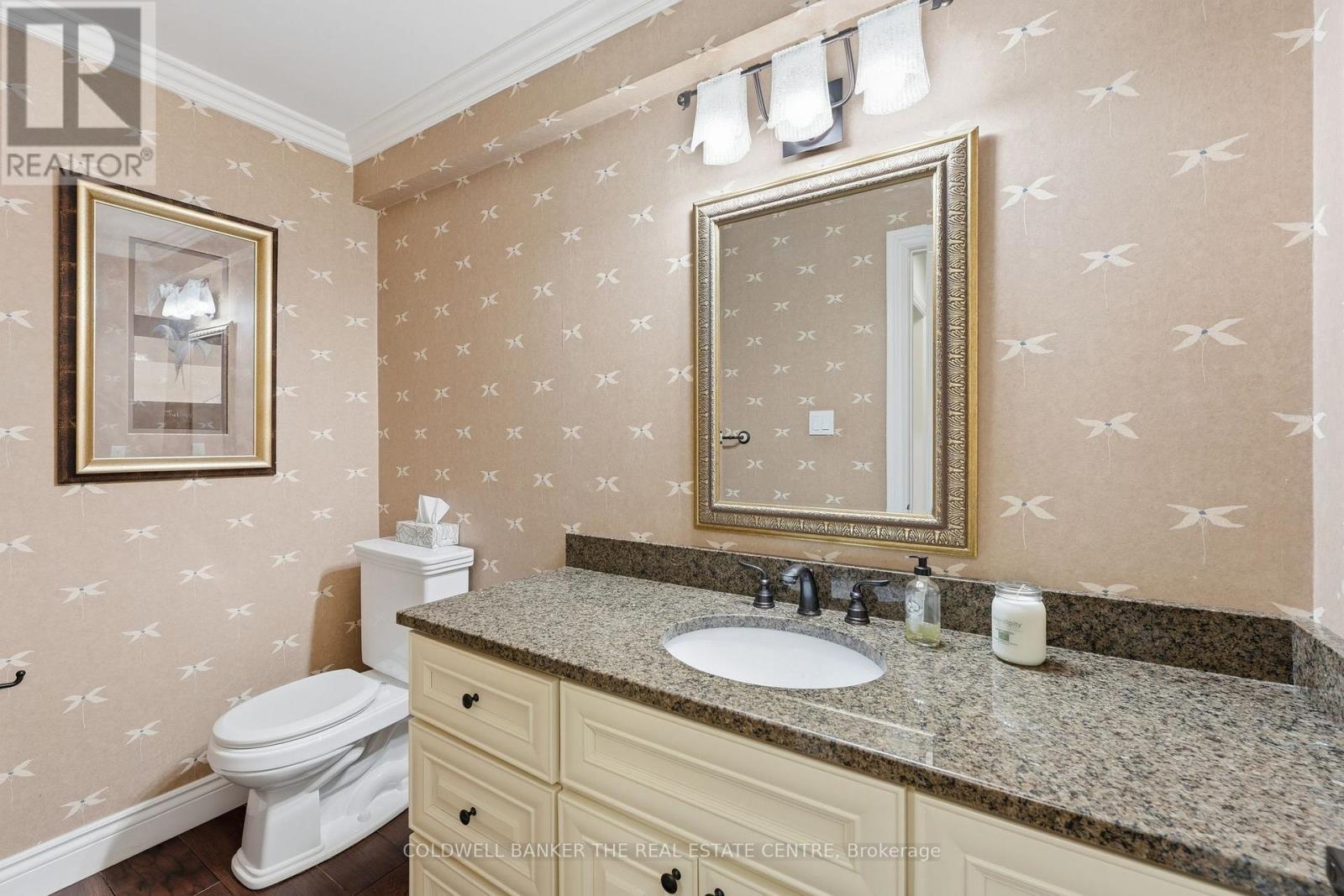 Bathroom 2 piece main floor - 49 Falling Leaf Court, Aurora, ON - Indoor Photo Showing Bathroom