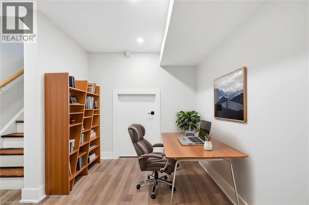 Virtually Staged Office - 16 Ronaldshay Avenue, Hamilton, ON - Indoor Photo Showing Office