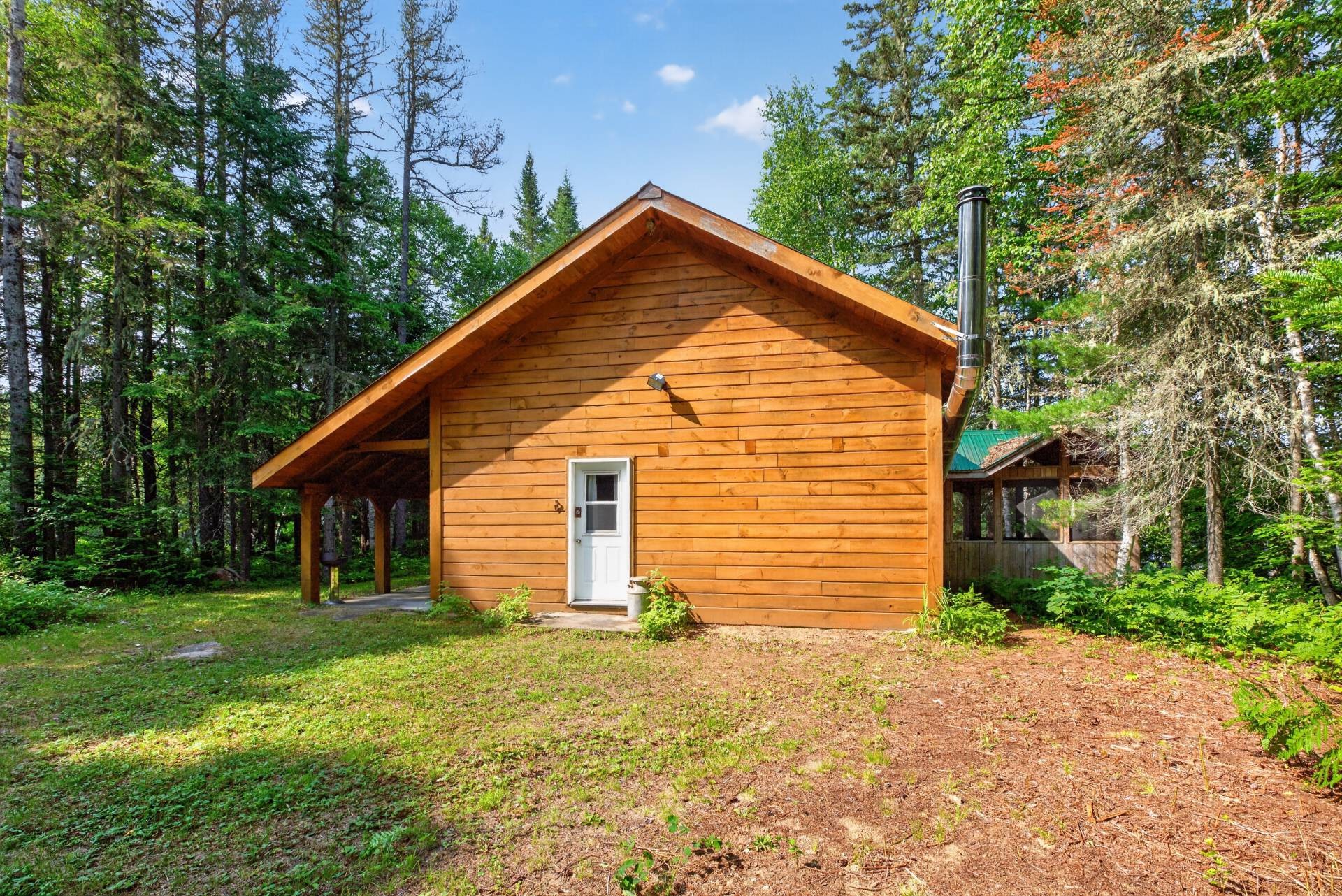 Front of Structure - 3040 Ch. Du Lac-Poisson, Saint-Zénon, QC - Outdoor With Exterior