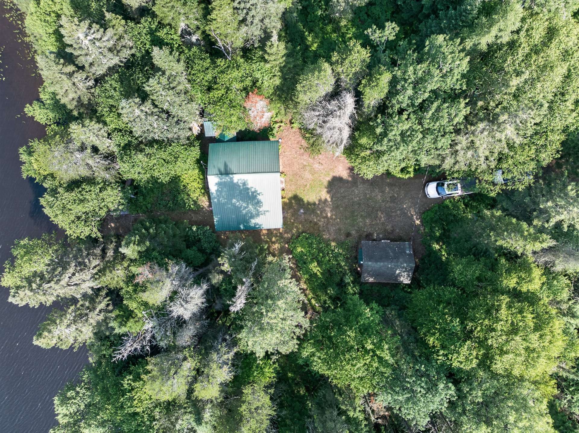Aerial View - 3040 Ch. Du Lac-Poisson, Saint-Zénon, QC - Outdoor
