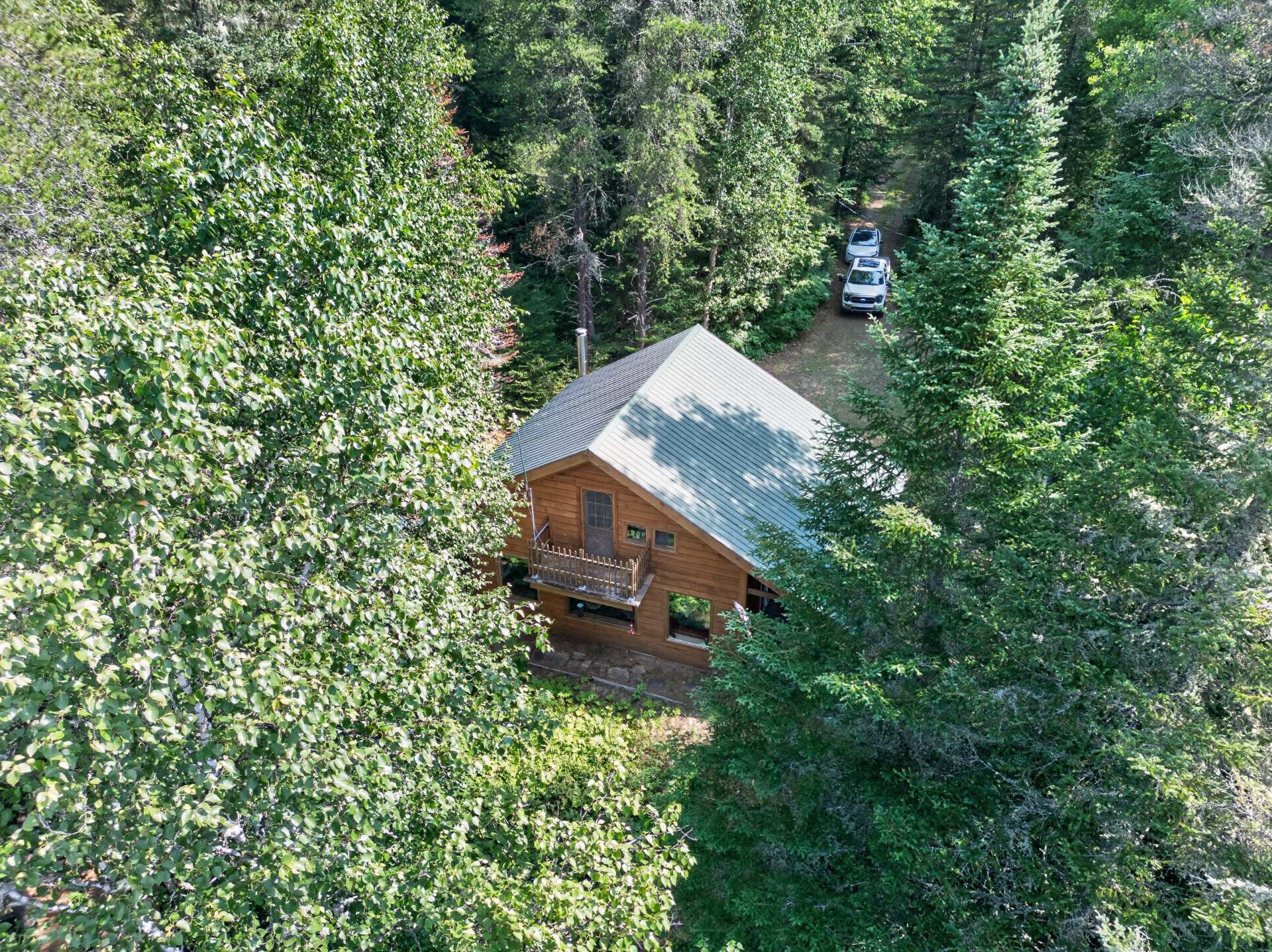 Aerial View - 3040 Ch. Du Lac-Poisson, Saint-Zénon, QC - Outdoor