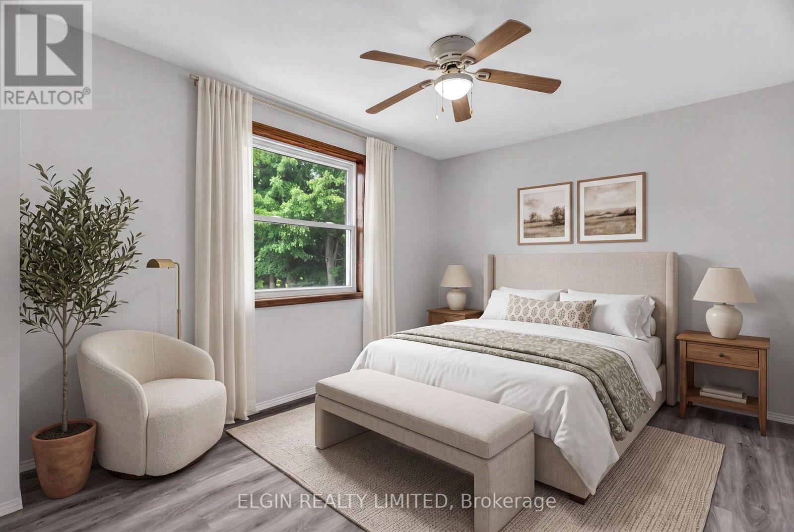 virtually staged - 43212 Southdale Line, St. Thomas, ON - Indoor Photo Showing Bedroom