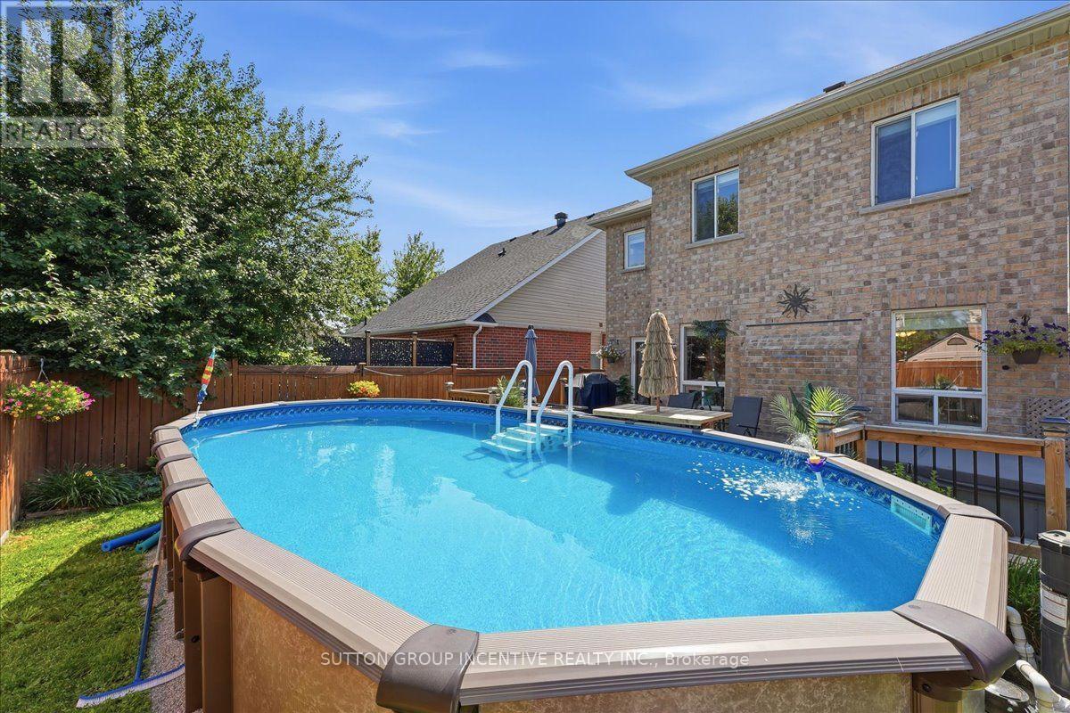17 White Crescent, Barrie, ON - Outdoor With Above Ground Pool With Exterior