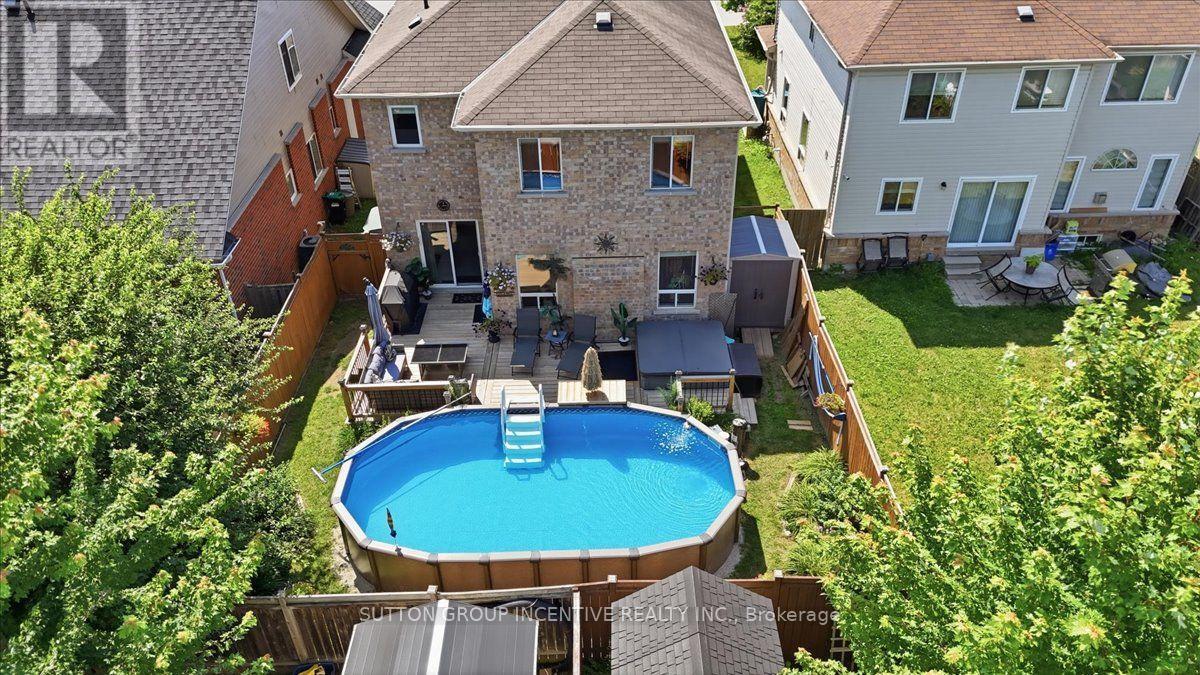 17 White Crescent, Barrie, ON - Outdoor With Above Ground Pool With Deck Patio Veranda With Exterior